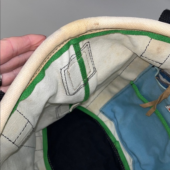 Lucky Brand Floral Canvas Tote - Green and Pink - Picture 9 of 15